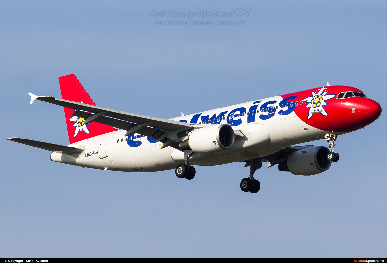 Edelweiss  -  A320-214  (HB-IJW) By Kehdi Aviation (Kehdi Aviation)
