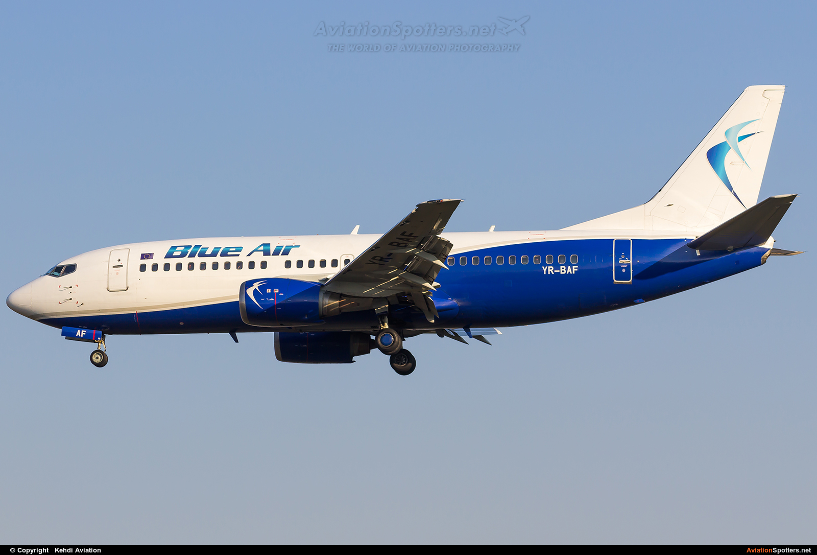 Blue Air  -  737-300  (YR-BAF) By Kehdi Aviation (Kehdi Aviation)