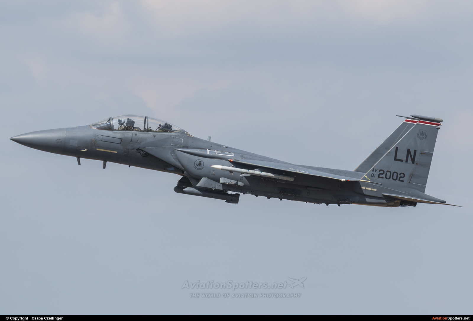 United States Air Force  -  F-15E Strike Eagle  (01-2002) By Csaba Czeilinger (czejczej)