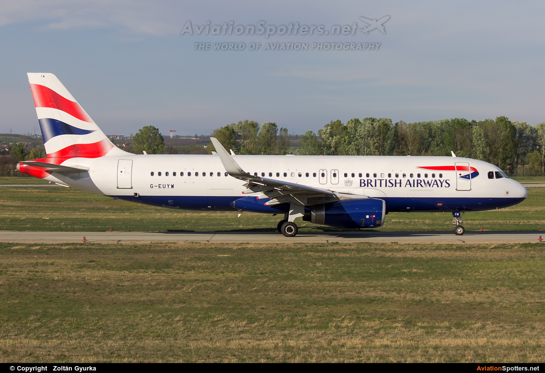 British Airways  -  A320-232  (G-EUYW) By Zoltán Gyurka (Zoltan97)