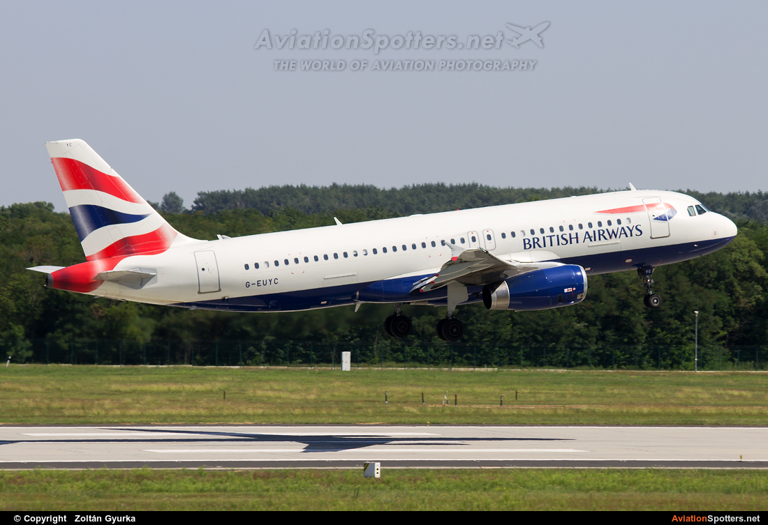 British Airways  -  A320-232  (G-EUYC) By Zoltán Gyurka (Zoltan97)