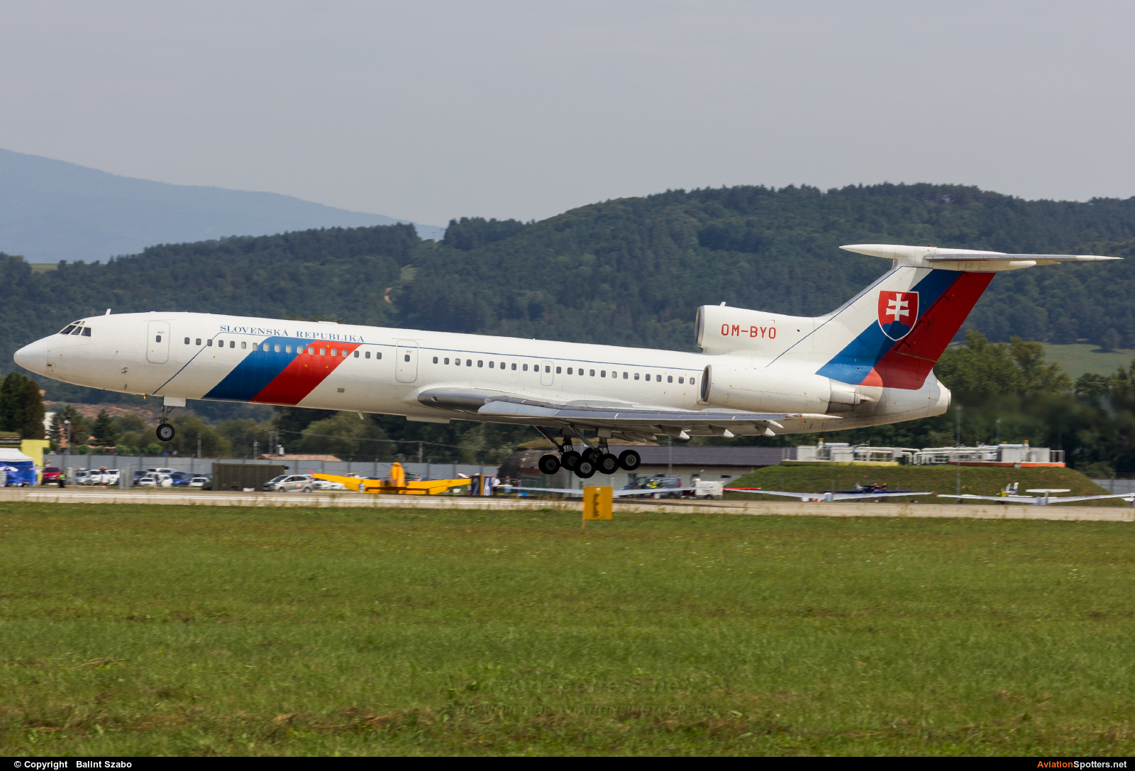 Slovakia - Air Force  -  Tu-154M  (OM-BYO) By Balint Szabo (Balint0425)