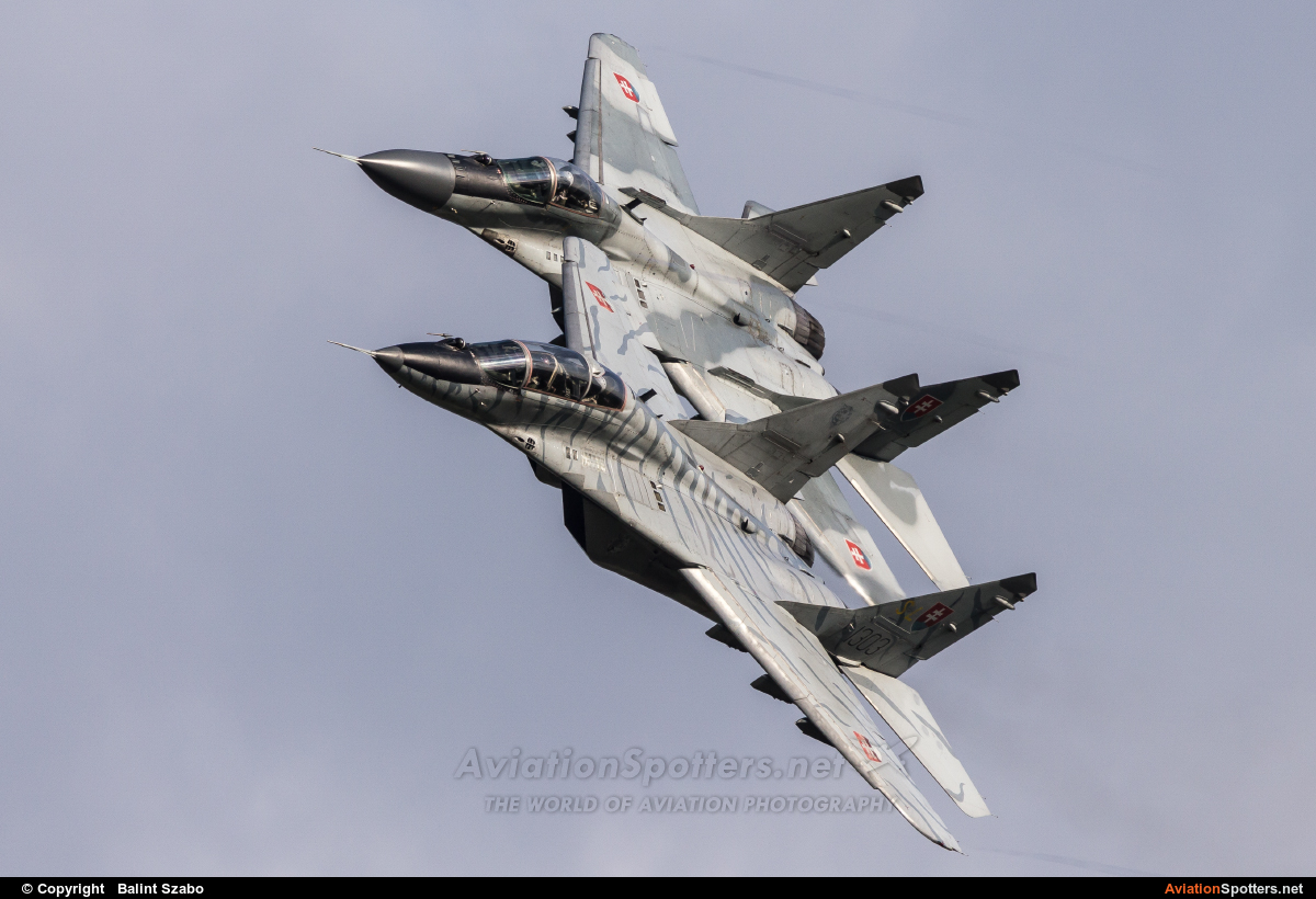 Slovakia - Air Force  -  MiG-29UBS  (1303) By Balint Szabo (Balint0425)
