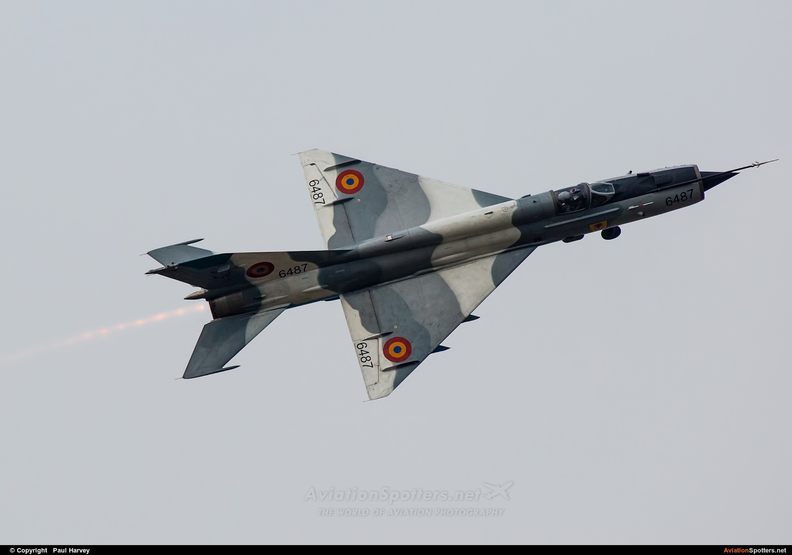 Romania - Air Force  -  MiG-21 LanceR C  (6487) By Paul Harvey (Paultojo)