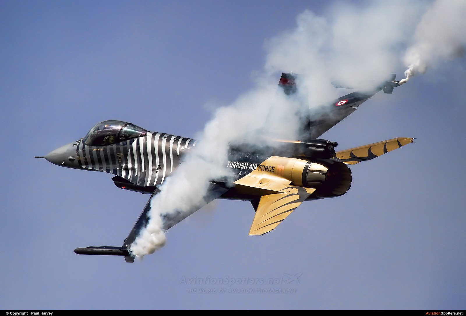 Turkey - Air Force  -  F-16C Fighting Falcon  (91-0011) By Paul Harvey (Paultojo)
