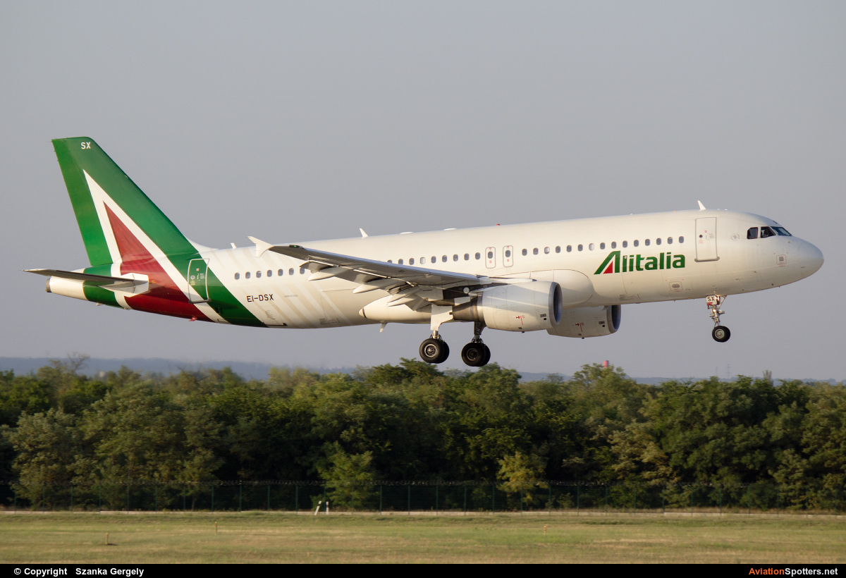 Alitalia  -  A320  (EI-DSX) By Szanka Gergely (TaxisGeri)