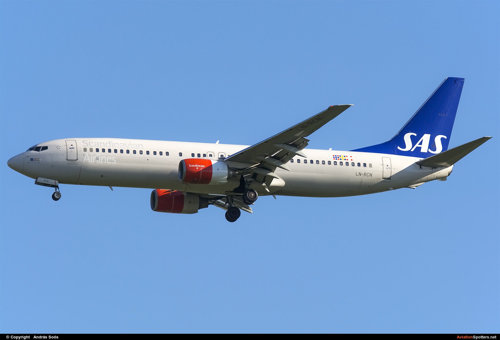SAS - Scandinavian Airlines  -  737-800  (LN-RCN) By András Soós (sas1965)
