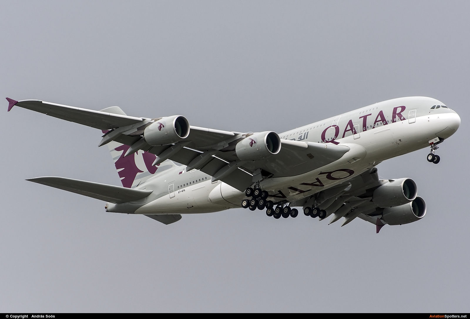 Qatar Airways  -  A380-861  (A7-APA) By András Soós (sas1965)