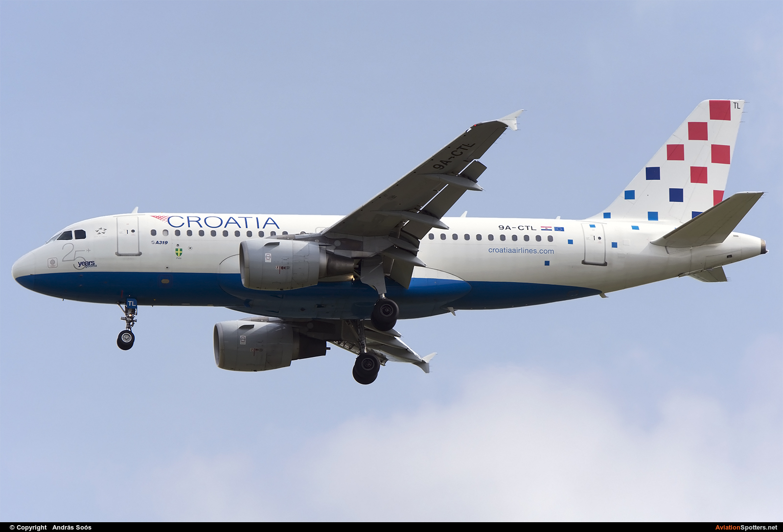 Croatia Airlines  -  A319-112  (9A-CTL) By András Soós (sas1965)