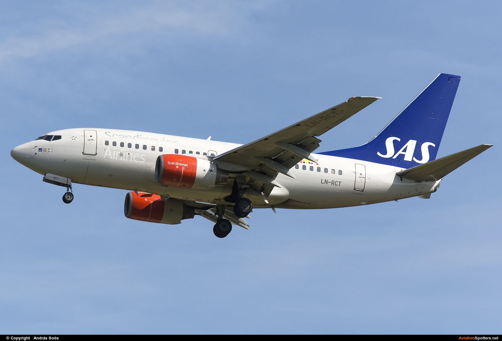 SAS - Scandinavian Airlines  -  737-600  (LN-RCT) By András Soós (sas1965)