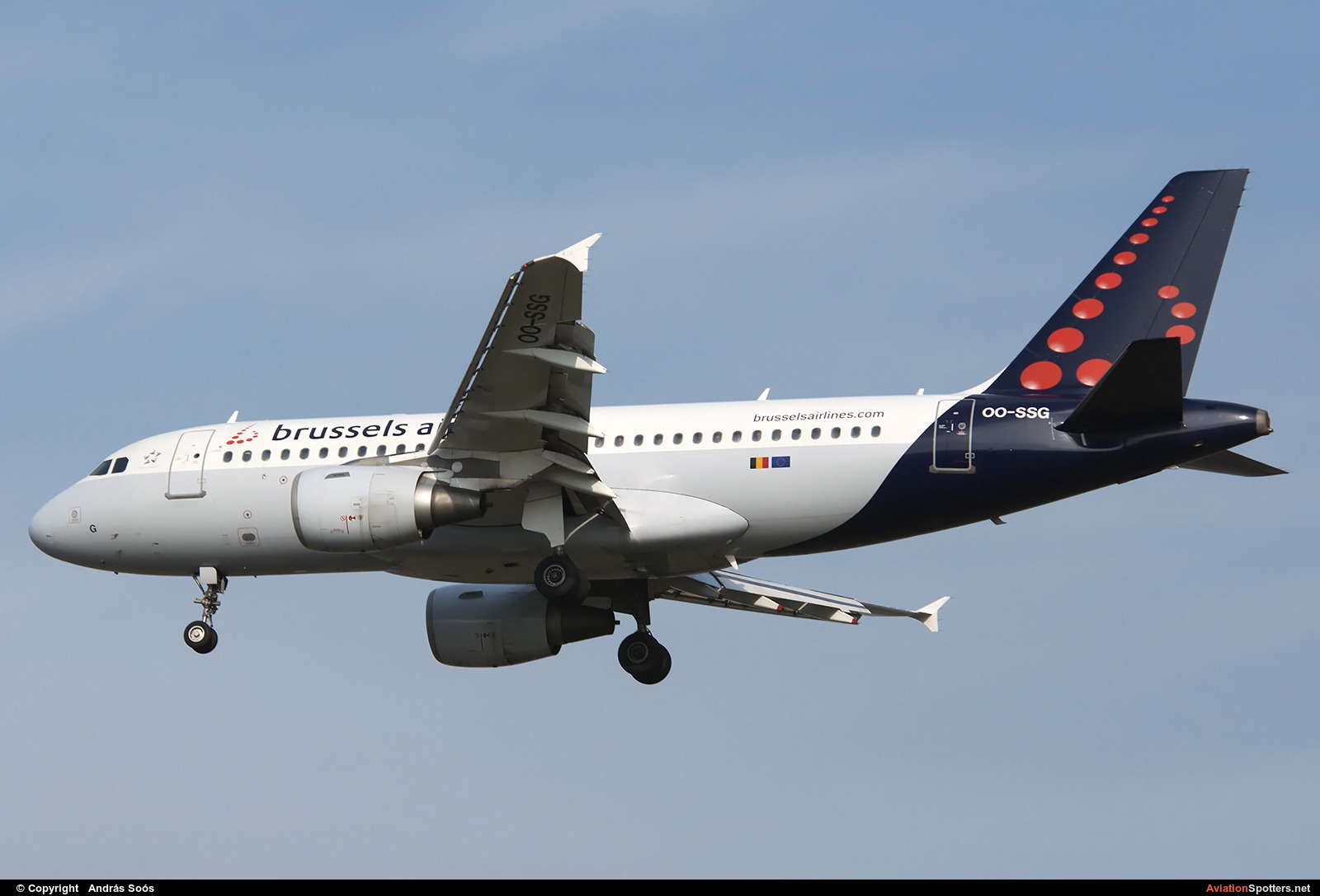Brussels Airlines  -  A319  (OO-SSG) By András Soós (sas1965)