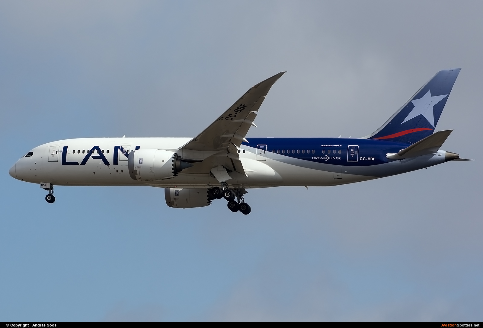 LAN Airlines  -  787-8 Dreamliner  (CC-BBF) By András Soós (sas1965)