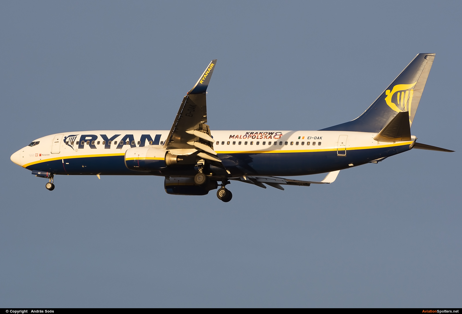 Ryanair  -  737-800  (EI-DAK) By András Soós (sas1965)