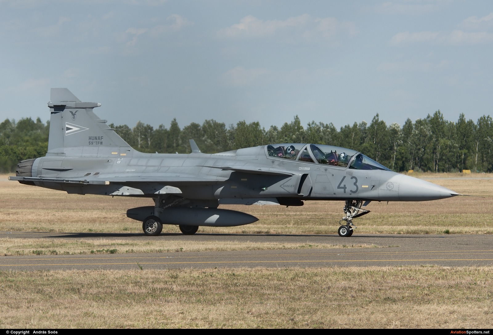 Hungary - Air Force  -  JAS 39D Gripen  (43) By András Soós (sas1965)