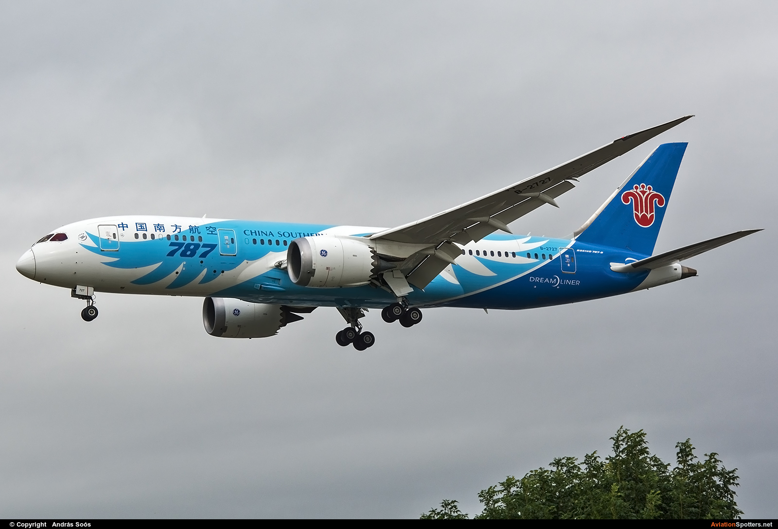China Southern Airlines  -  787-8 Dreamliner  (B-2727) By András Soós (sas1965)