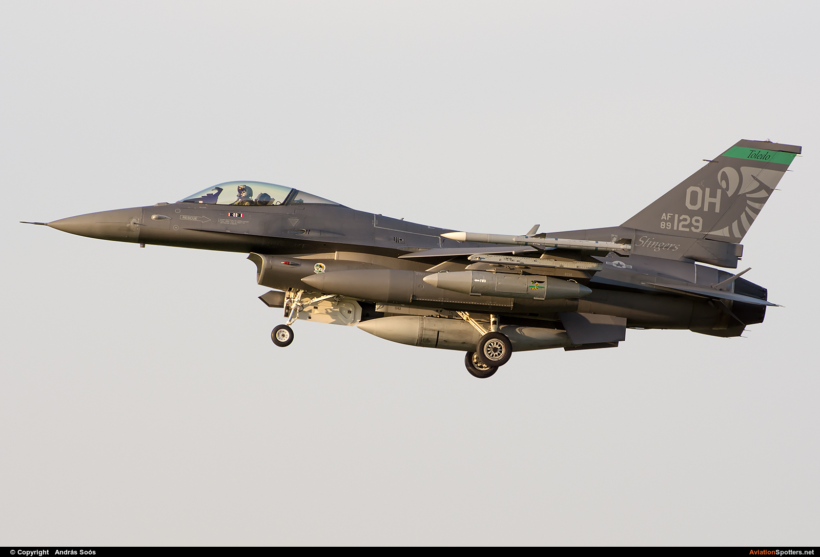 USA - Air Force  -  F-16C Fighting Falcon  (89-2129) By András Soós (sas1965)