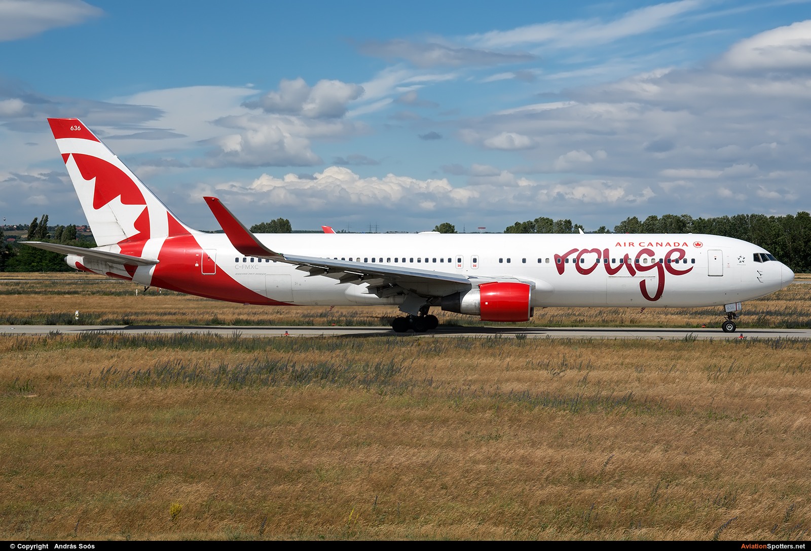 Air Canada Rouge  -  767-300ER  (C-FMXC) By András Soós (sas1965)