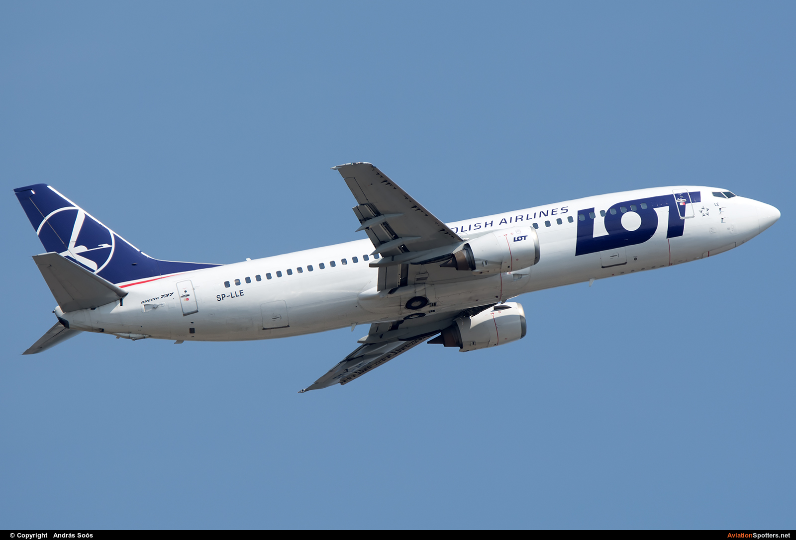 LOT - Polish Airlines  -  737-400  (SP-LLE) By András Soós (sas1965)