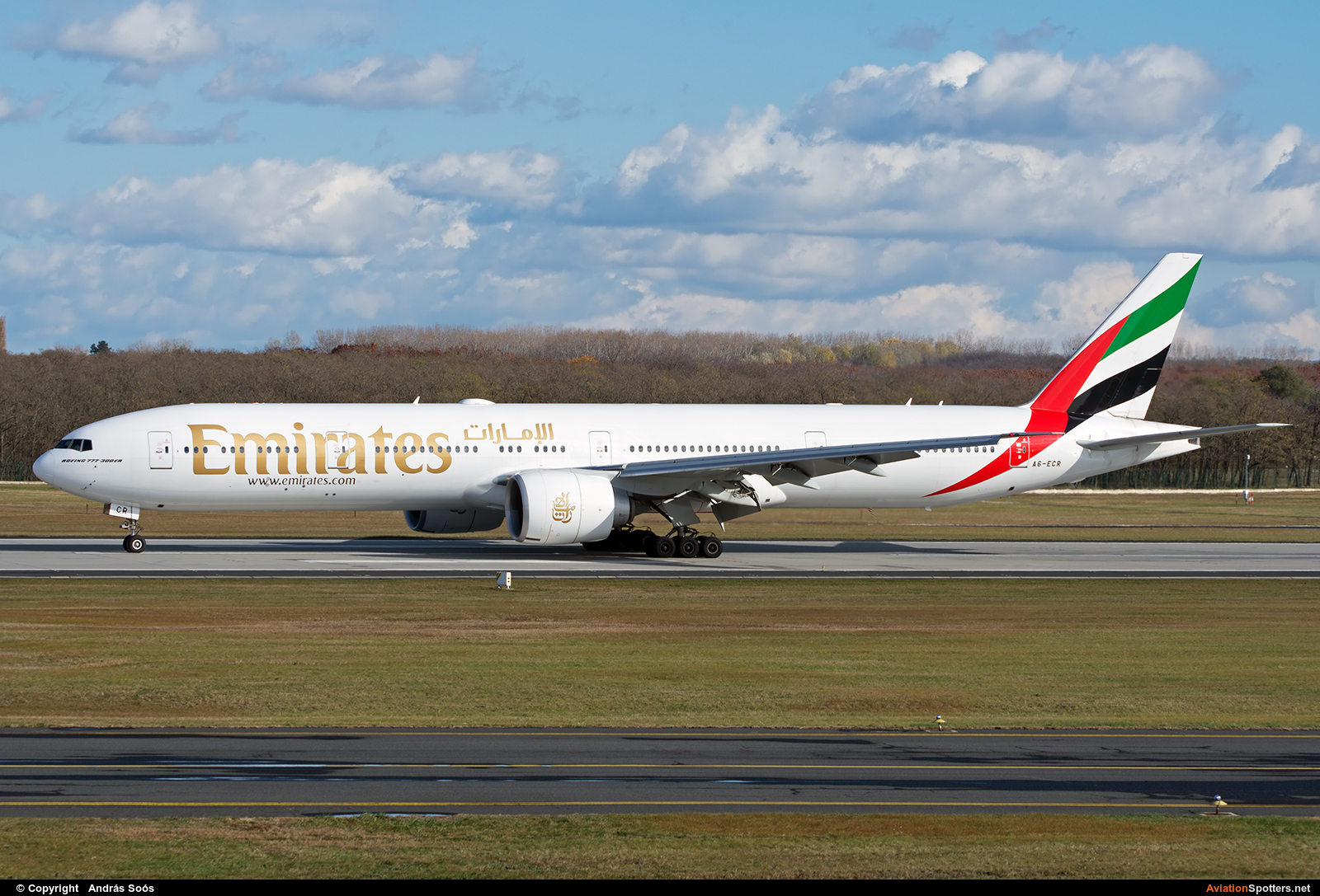 Emirates Airlines  -  777-300ER  (A6-ECR) By András Soós (sas1965)