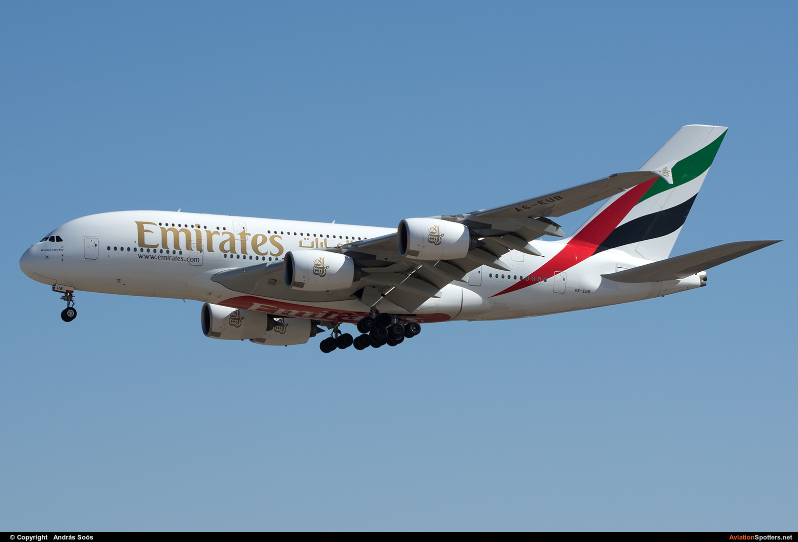 Emirates Airlines  -  A380-861  (A6-EUB) By András Soós (sas1965)