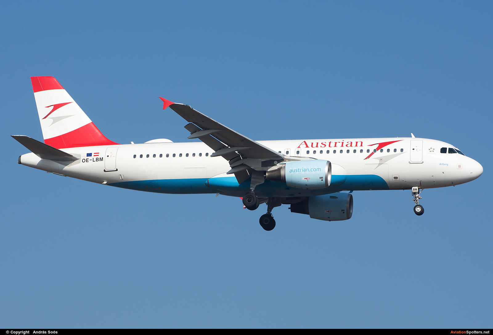 Austrian Airlines  -  A320-214  (OE-LBM) By András Soós (sas1965)