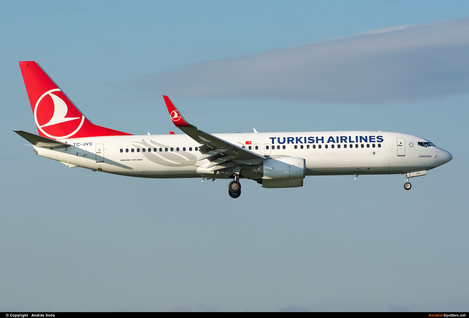 Turkish Airlines  -  737-800  (TC-JVS) By András Soós (sas1965)