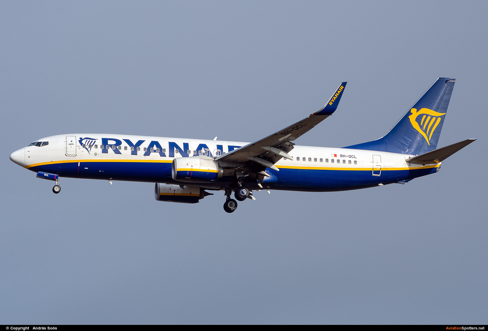 Ryanair  -  737-800  (9H-QCL) By András Soós (sas1965)