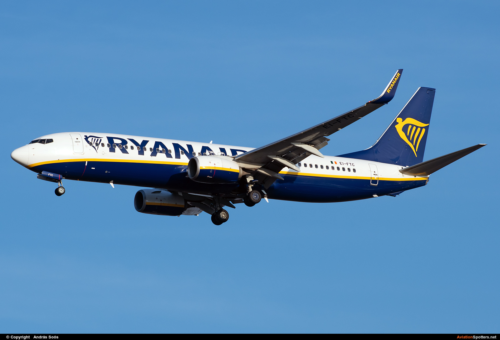 Ryanair  -  737-8AS  (EI-FTC) By András Soós (sas1965)
