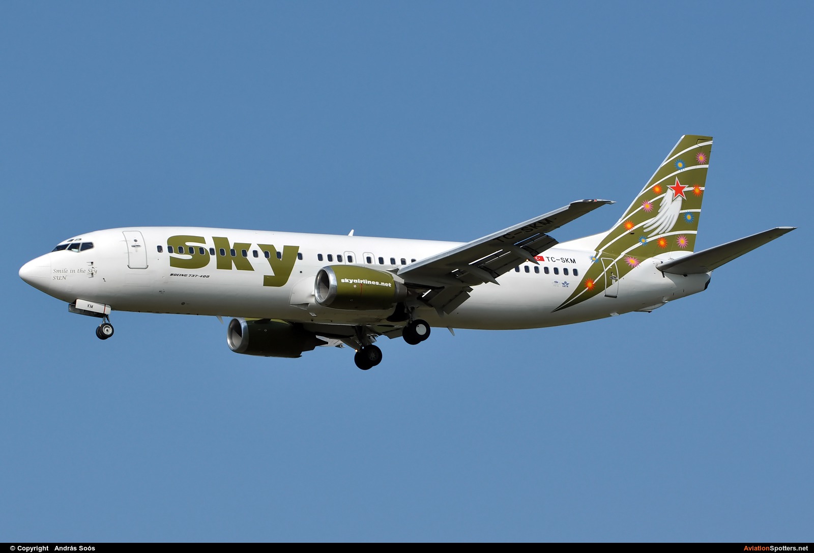 Sky Airlines (Turkey)  -  737-400  (TC-SKM) By András Soós (sas1965)