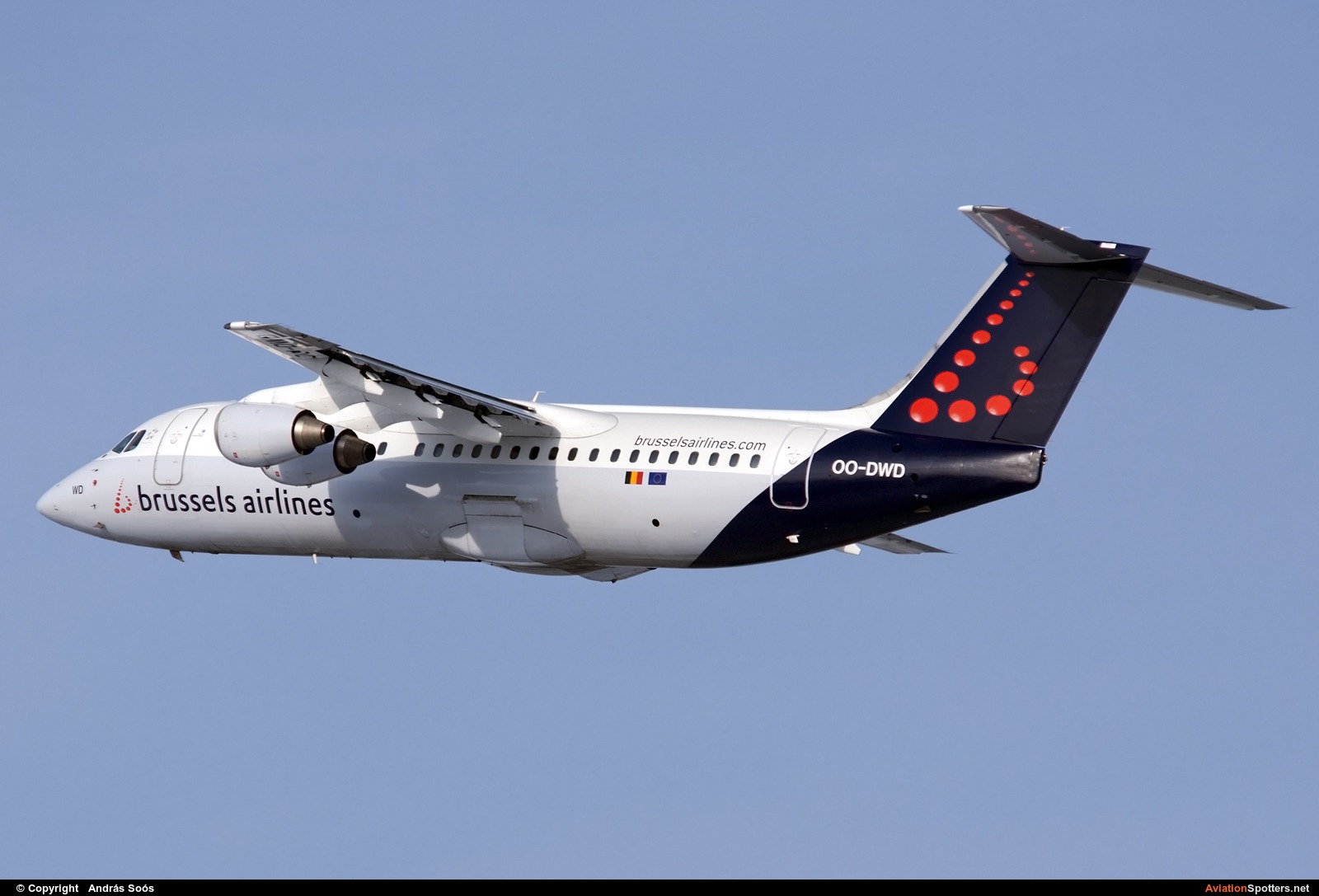 Brussels Airlines  -  BAe 146-300-Avro RJ100  (OO-DWD) By András Soós (sas1965)