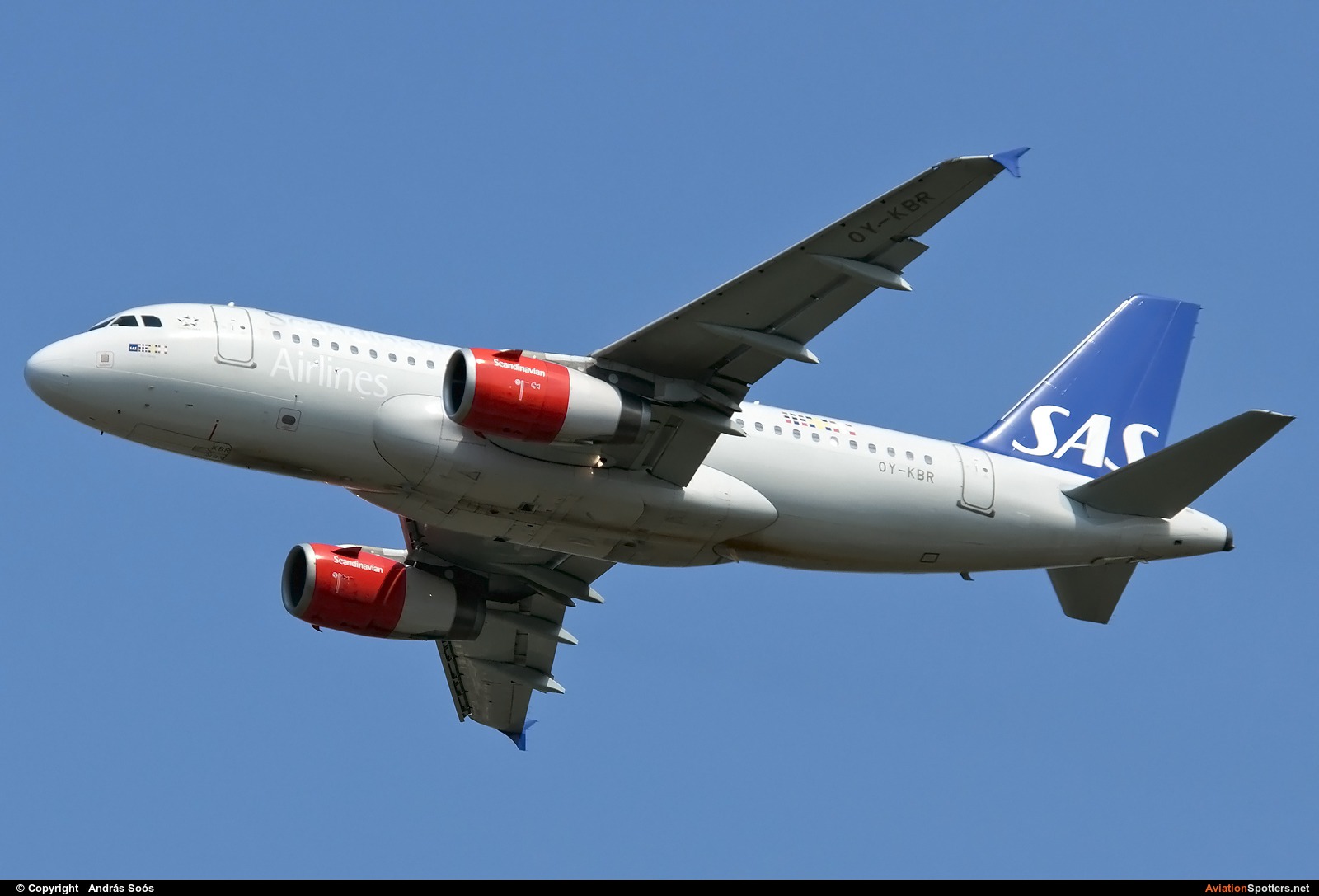 SAS - Scandinavian Airlines  -  A319  (OY-KBR) By András Soós (sas1965)