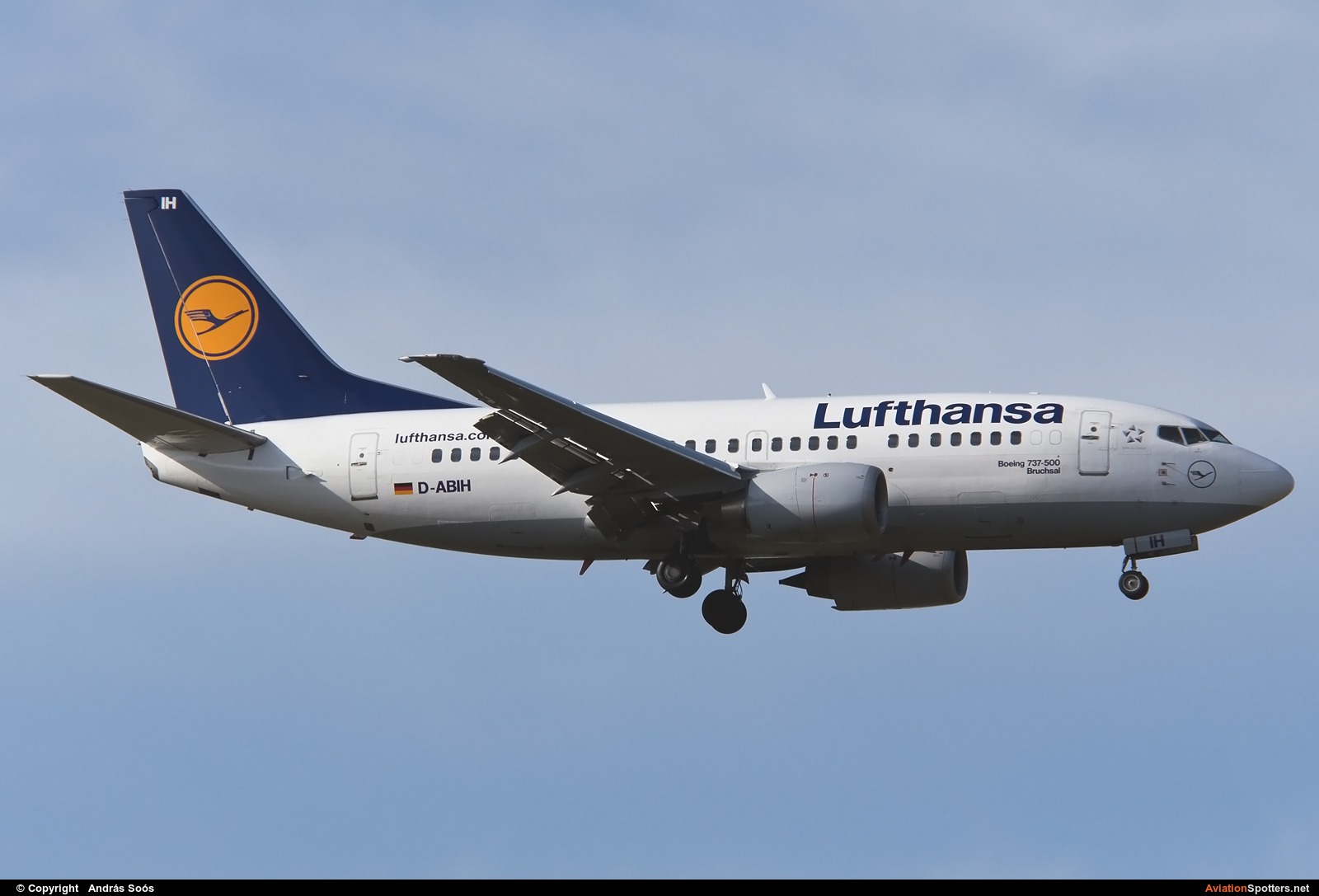 Lufthansa  -  737-500  (D-ABIH) By András Soós (sas1965)