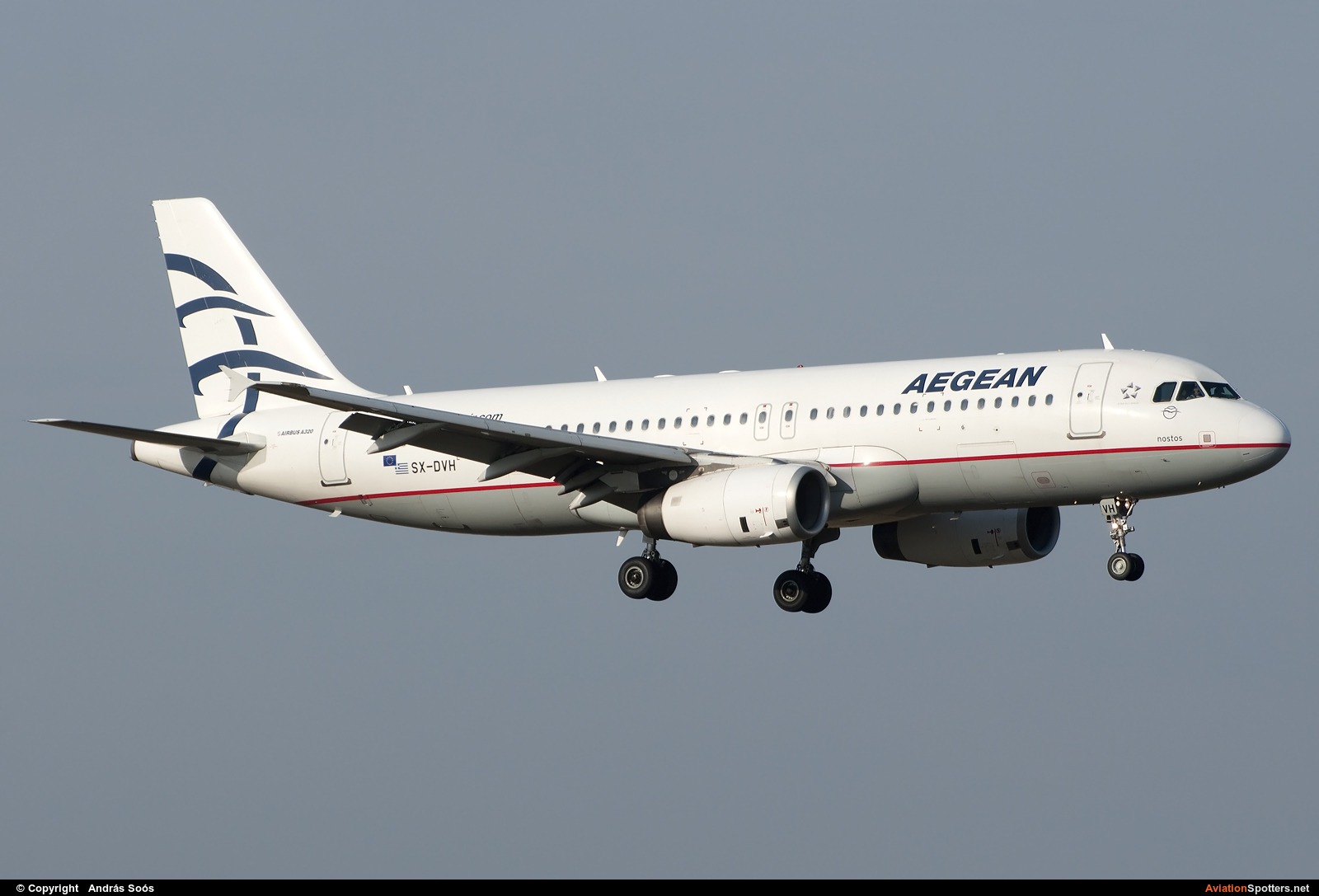 Aegean Airlines  -  A320  (SX-DVH) By András Soós (sas1965)
