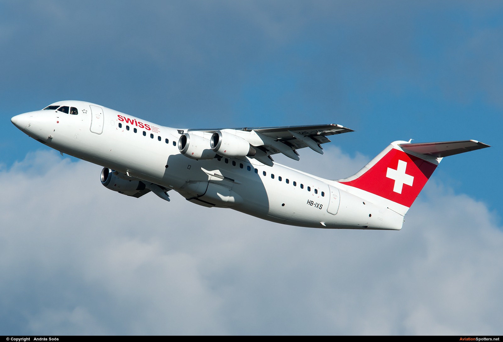 Swiss International  -  BAe 146-300-Avro RJ100  (HB-IXS) By András Soós (sas1965)