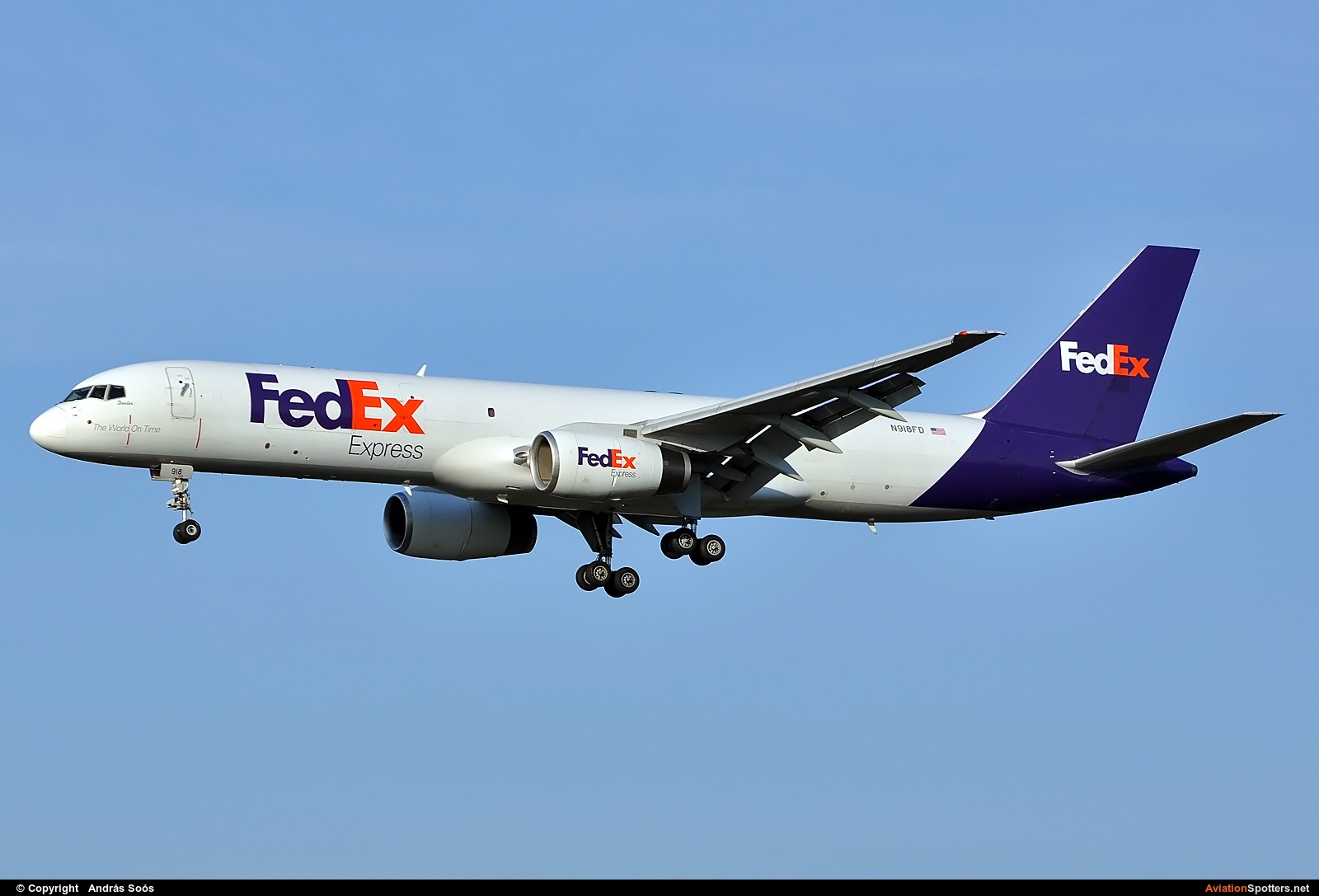 FedEx Federal Express  -  757-200F  (N918FD) By András Soós (sas1965)
