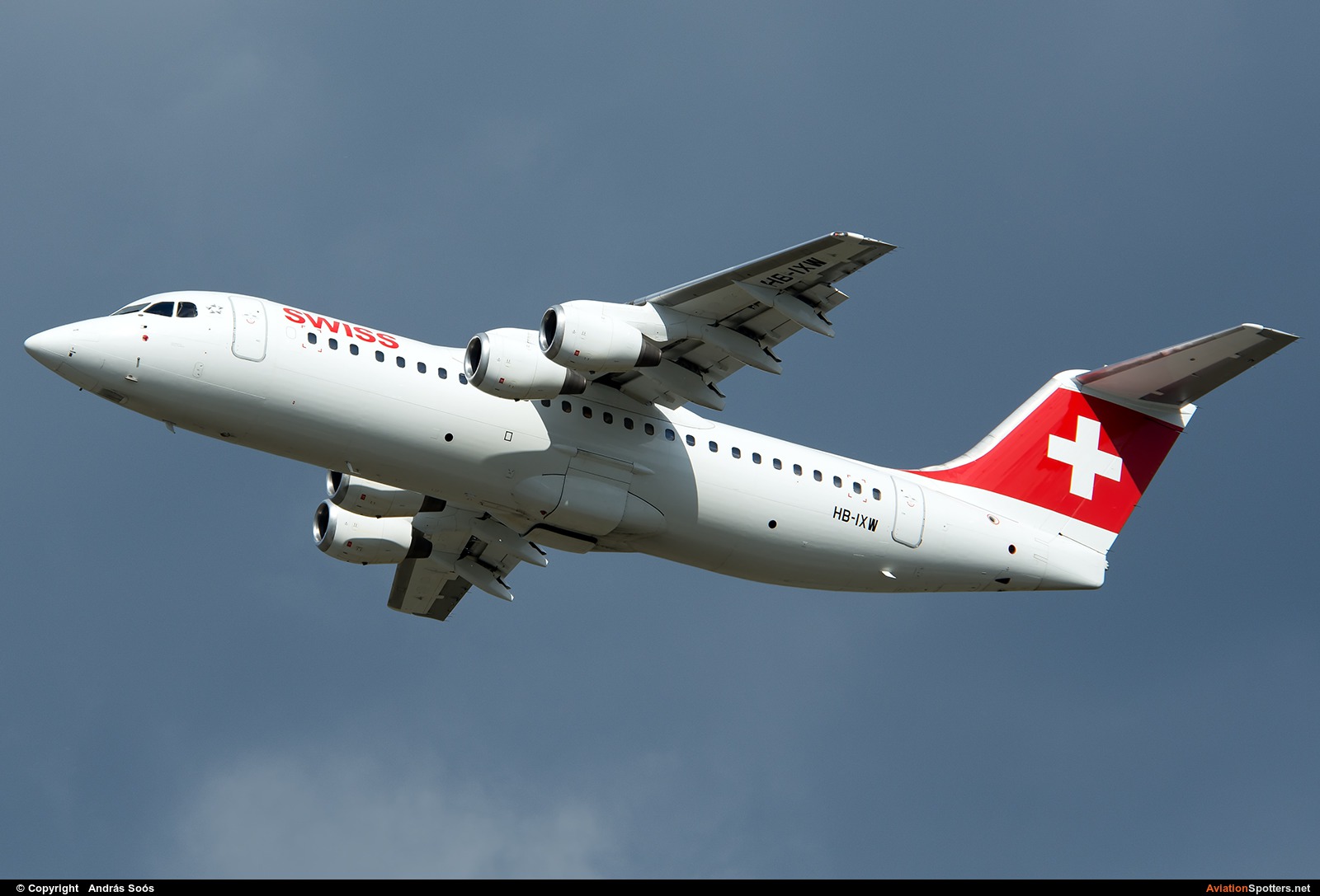 Swiss International  -  BAe 146-300-Avro RJ100  (HB-IXW) By András Soós (sas1965)