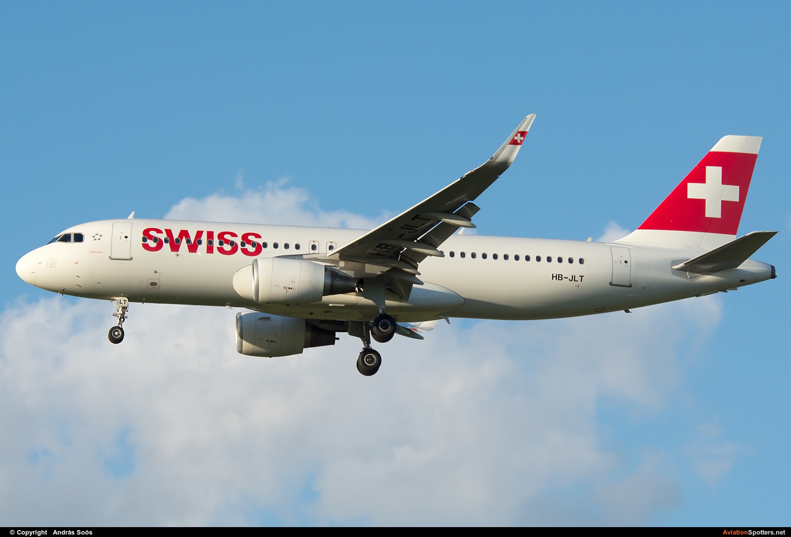 Swiss Airlines  -  A320-214  (HB-JLT) By András Soós (sas1965)