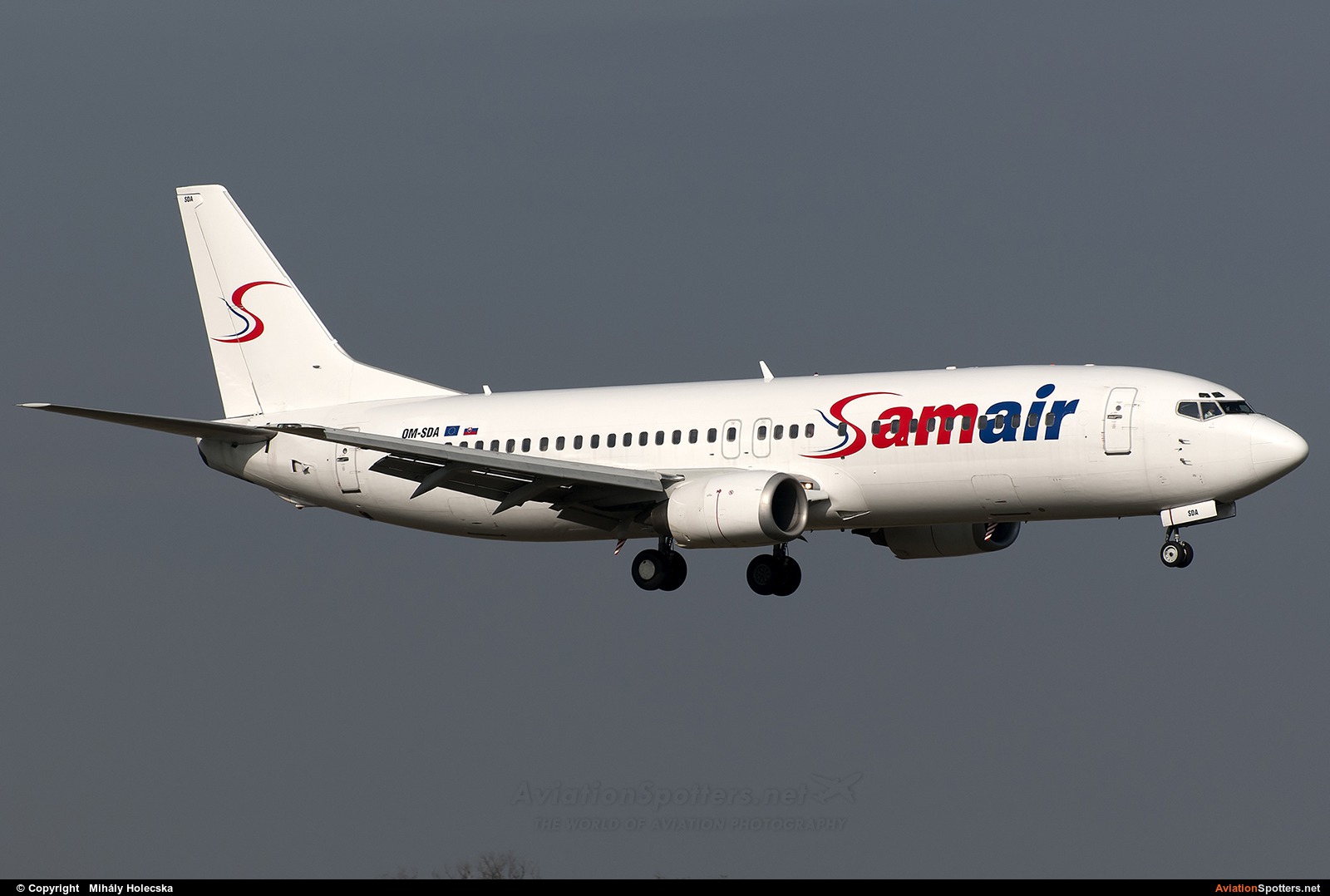 Samair  -  737-400  (OM-SDA) By Mihály Holecska (Misixx)