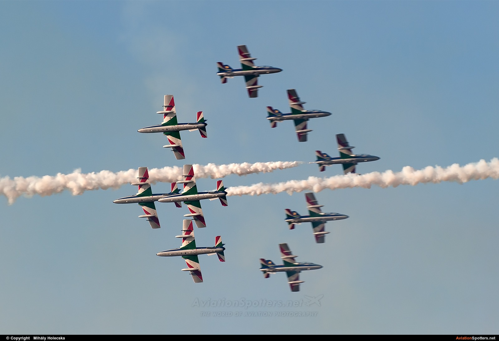 Italy - Air Force : Frecce Tricolori  -  MB-339-A-PAN  (MM54473) By Mihály Holecska (Misixx)