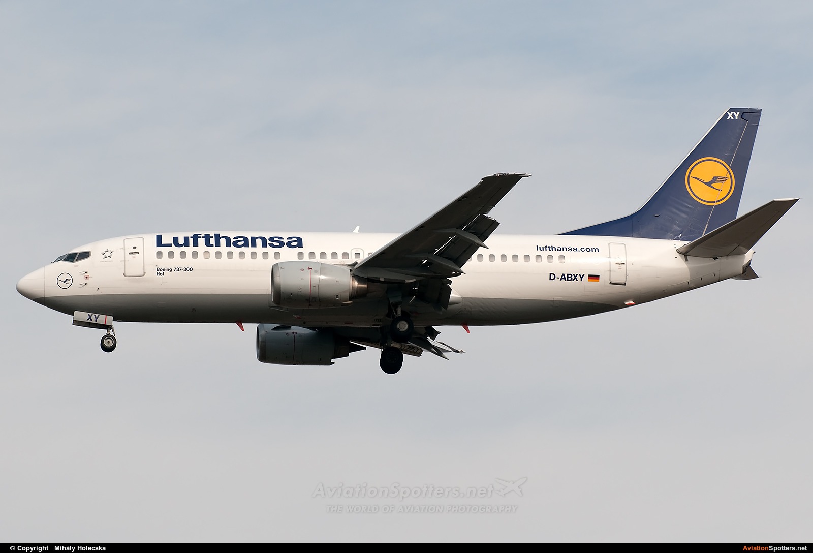 Lufthansa  -  737-300  (D-ABXY) By Mihály Holecska (Misixx)