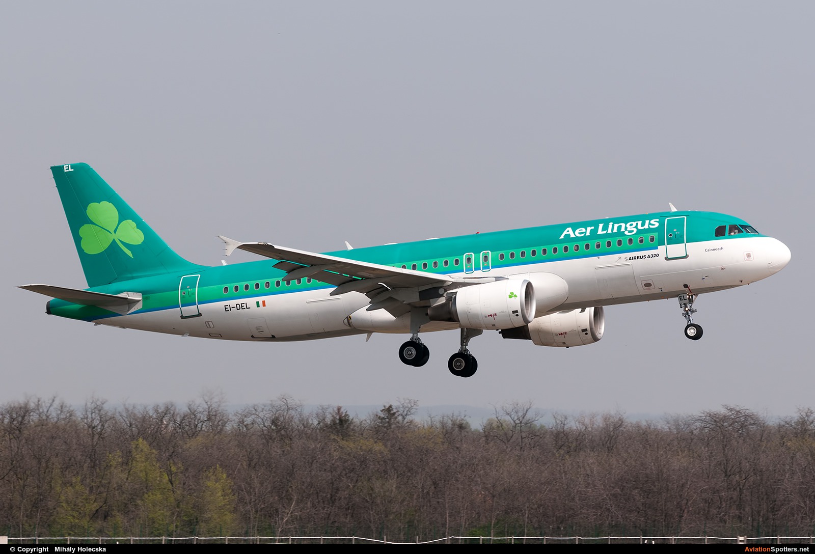 Aer Lingus  -  A320  (EI-DEL) By Mihály Holecska (Misixx)