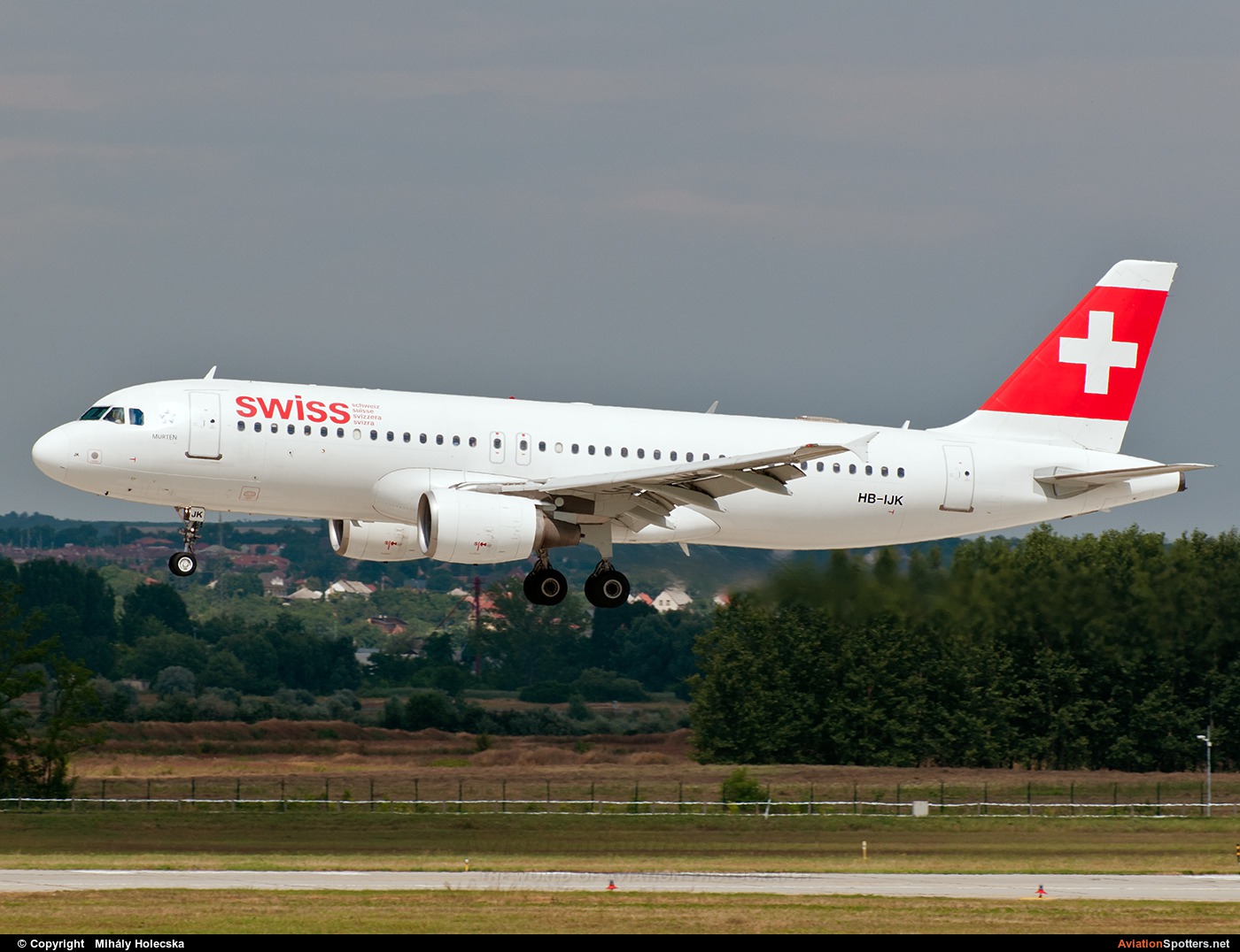 Swissair  -  A320  (HB-IJK) By Mihály Holecska (Misixx)