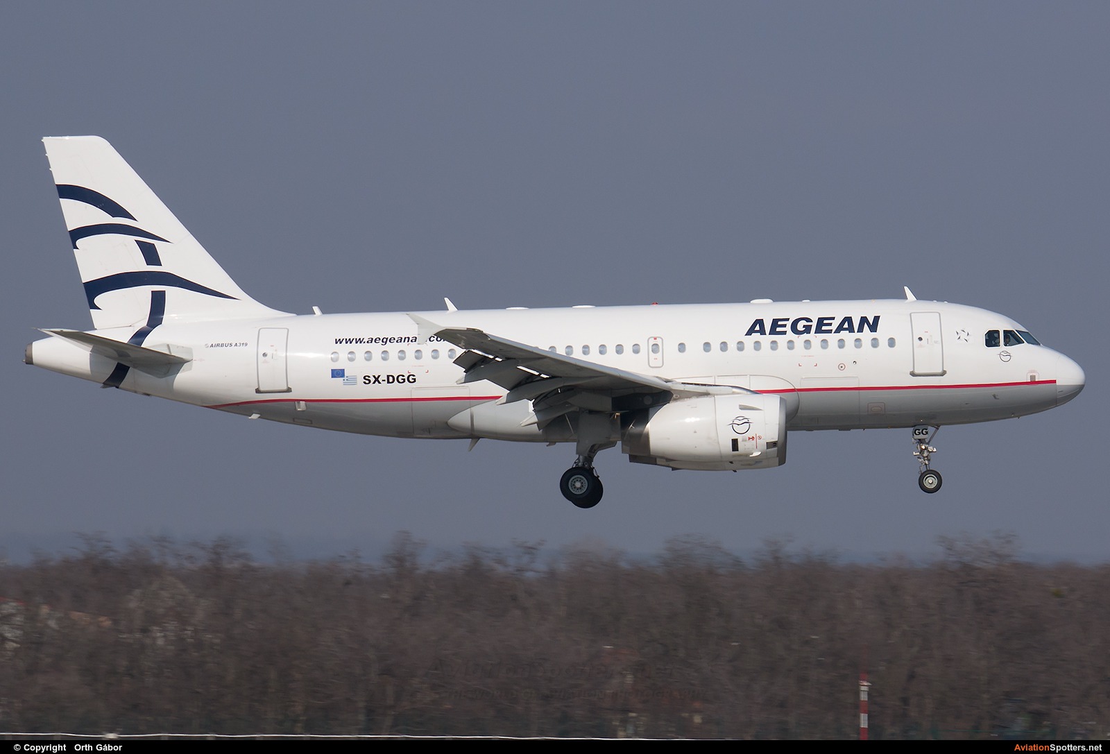 Aegean Airlines  -  A319  (SX-DGG) By Orth Gábor (Roodkop)