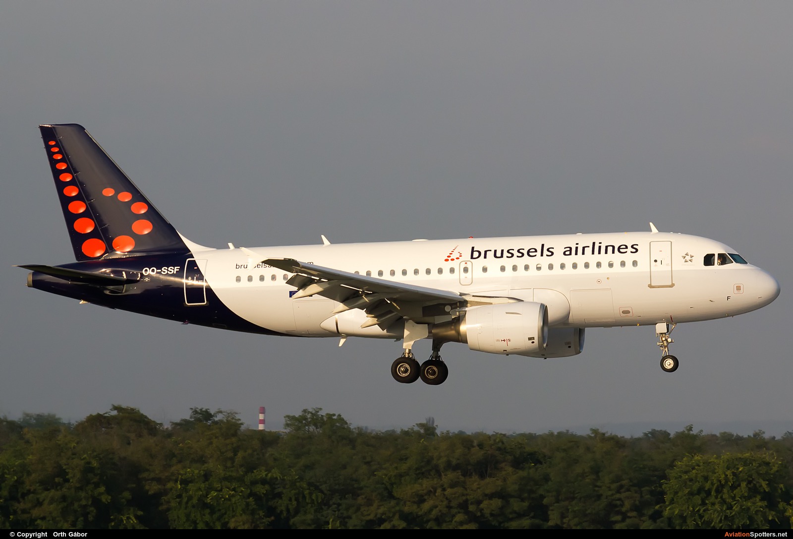 Brussels Airlines  -  A319-111  (OO-SSF) By Orth Gábor (Roodkop)