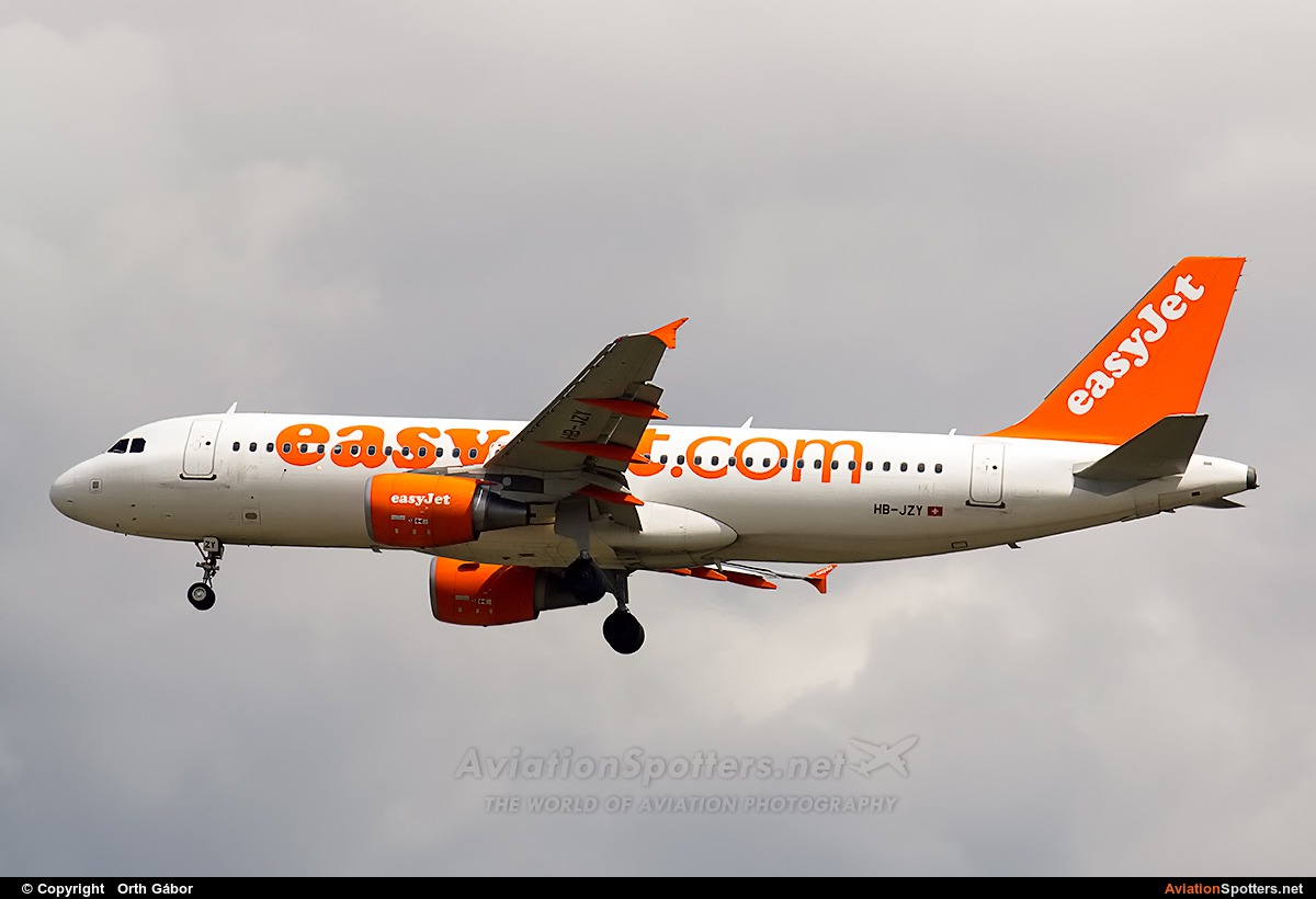 easyJet Switzerland  -  A320-214  (HB-JZY) By Orth Gábor (Roodkop)