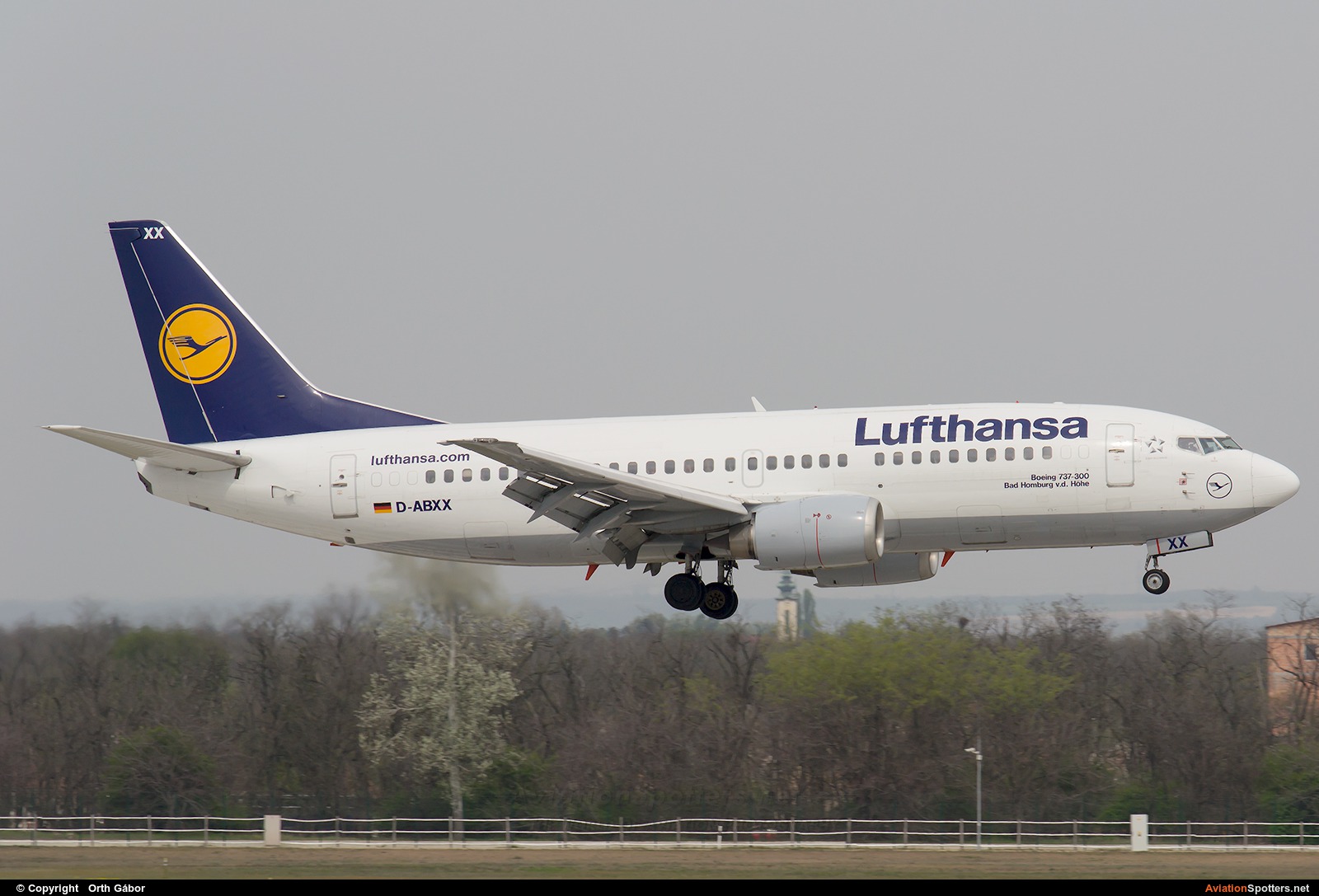 Lufthansa  -  737-300  (D-ABXX) By Orth Gábor (Roodkop)