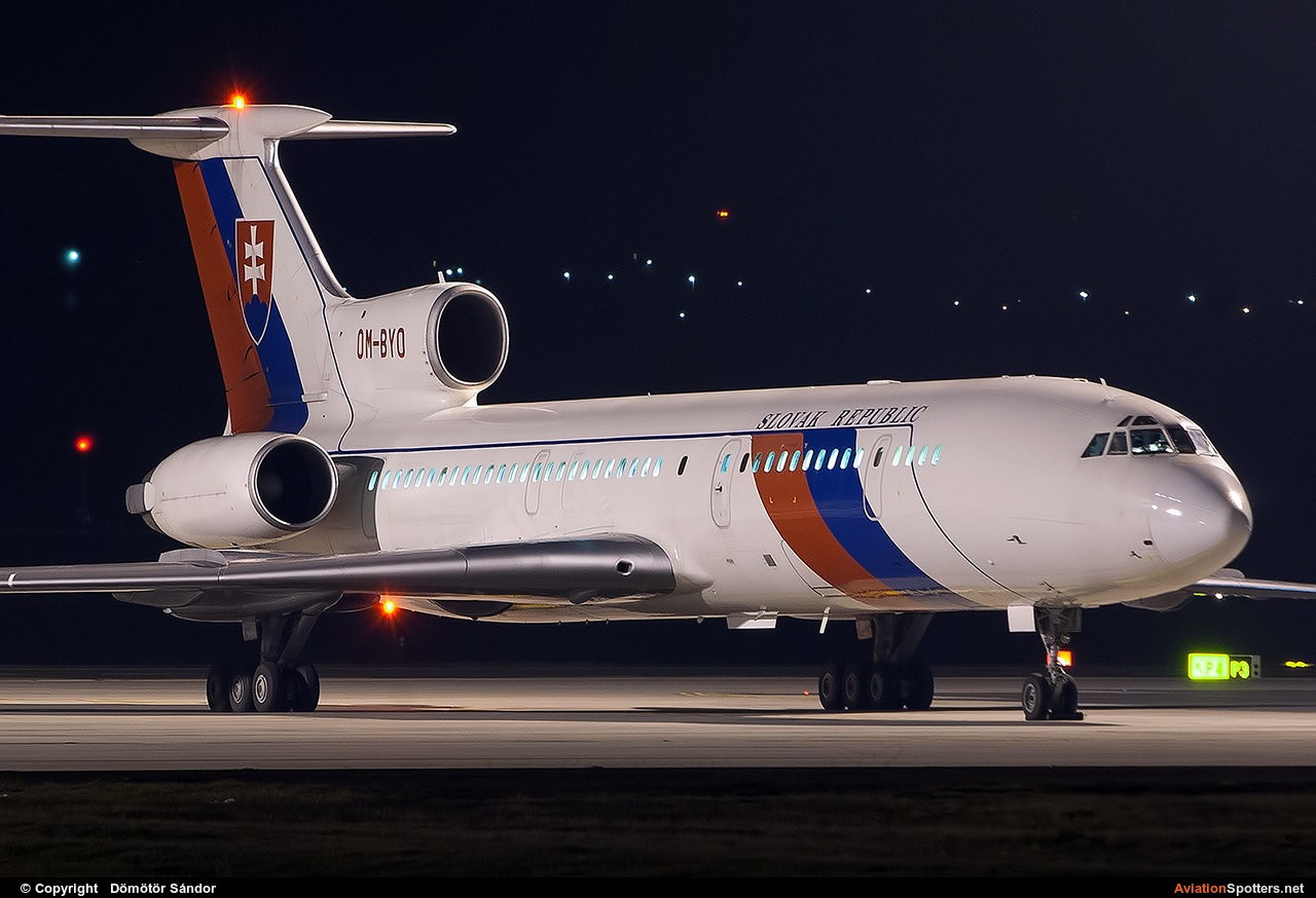 Slovakia - Air Force  -  Tu-154M  (OM-BYO) By Dömötör Sándor (mat1899)