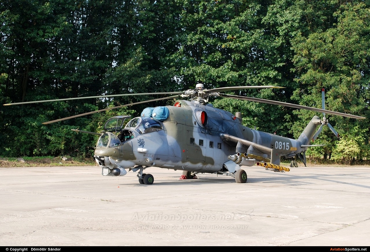 Czech - Air Force  -  Mi-24V  (0815) By Dömötör Sándor (mat1899)