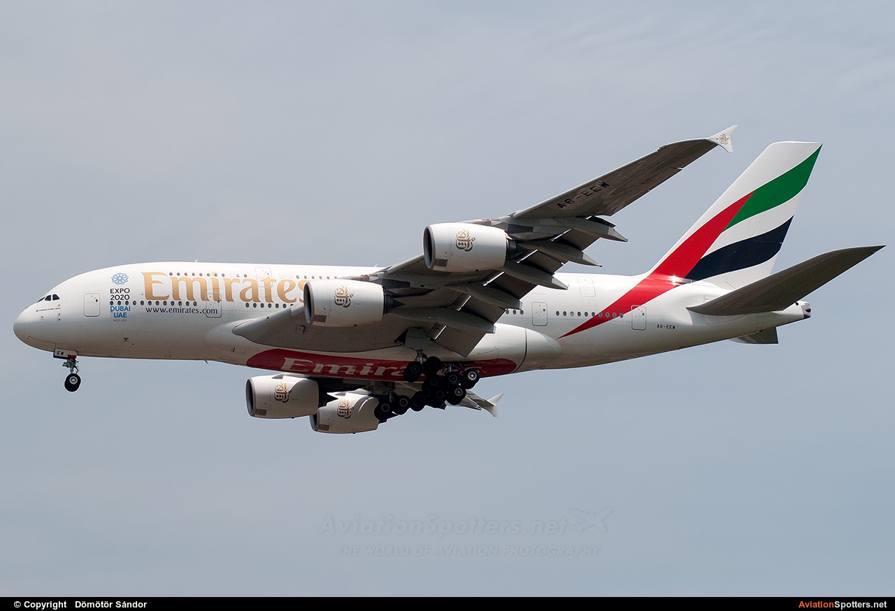 Emirates Airlines  -  A380-861  (A6-EEW) By Dömötör Sándor (mat1899)