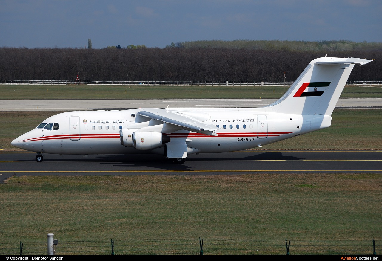 United Arab Emirates - Government  -  BAe 146-200-Avro RJ85  (A6-RJ2) By Dömötör Sándor (mat1899)